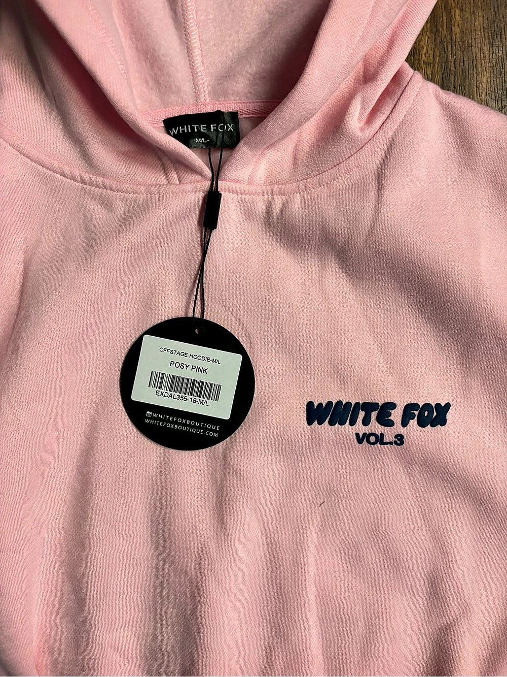 NWT White Fox Boutique Posy Pink Offstage Hoodie Vol. 3 M/L - Picture 4 of 9